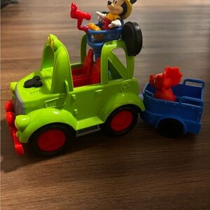 Mickey Dino Safari Rover Colorful Toy Truck Set for Kids